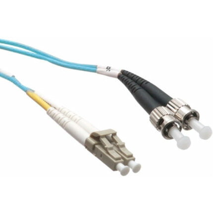 Axiom LC/ST Multimode Duplex OM4 50/125 Fiber Optic Cable 5m - TAA Compliant