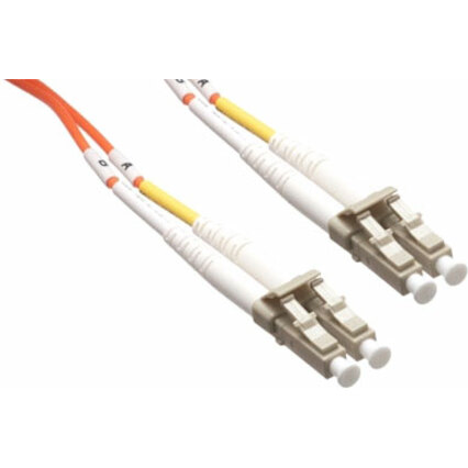 Axiom LC/LC Multimode Duplex OM1 62.5/125 Fiber Optic Cable 100m - TAA Compliant