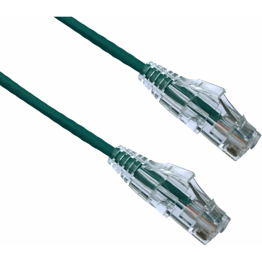Axiom 8FT CAT6A BENDnFLEX Ultra-Thin Snagless Patch Cable 650mhz (Green)