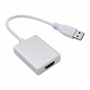 Axiom USB-A 3.0 Male to HDMI Female Adapter
