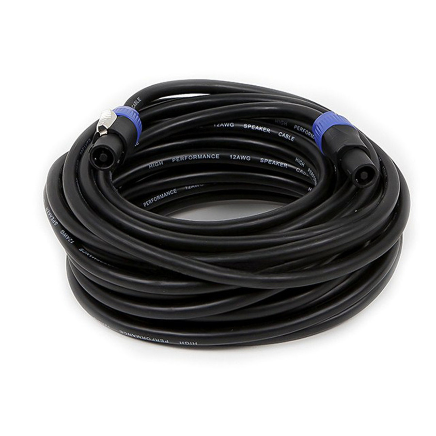 Monoprice 50ft 2-conductor NL4 Female to NL4 Female 12AWG Speaker Twist Connector Cable