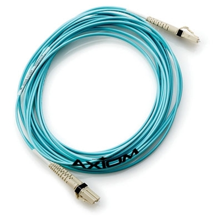 Axiom ST/ST 10G Multimode Duplex OM3 50/125 Fiber Optic Cable 1m