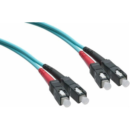 Axiom SC/SC 10G Multimode Duplex OM3 50/125 Fiber Optic Cable 6m