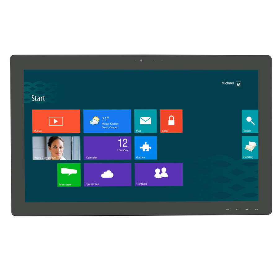 Planar Helium PCT2785 27" Class Webcam LCD Touchscreen Monitor - 16:9 - 12 ms