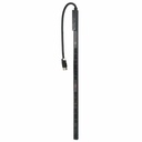 APC NetShelter Basic Rack PDU, Zero U, 14.4kW, 208V, 24 C13, 4 C19, 2 NEMA L6-30R outlet, 3ft input Cord