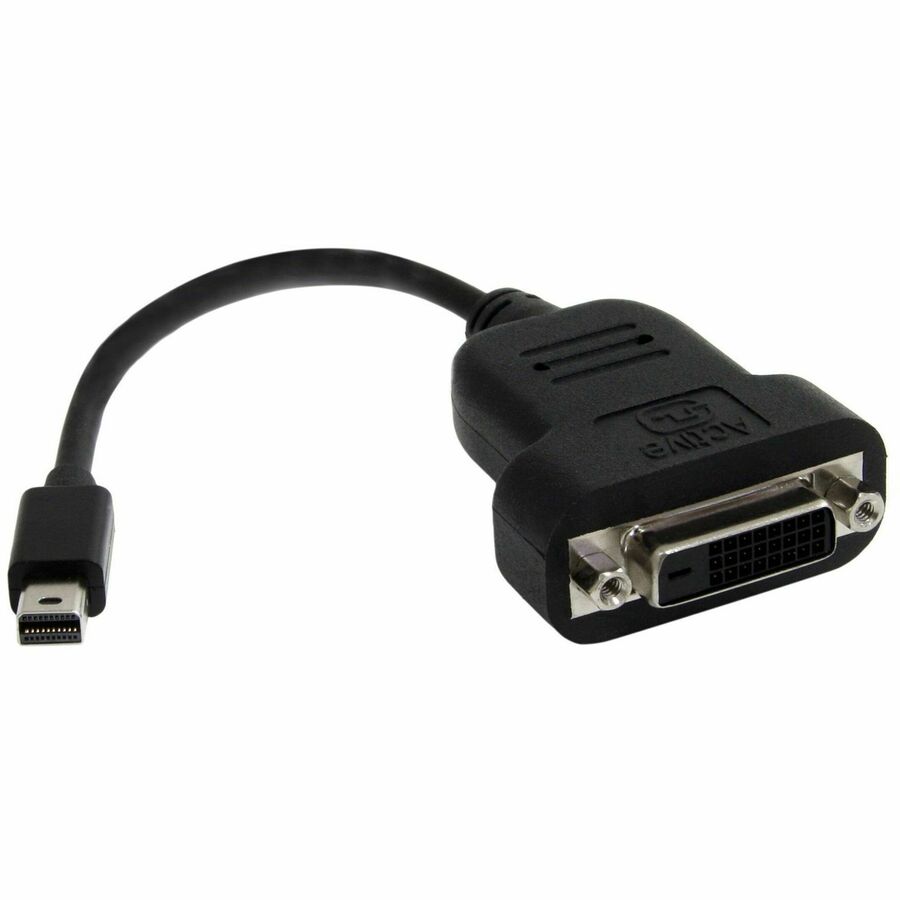 StarTech Mini DisplayPort to DVI Adapter, Active Mini DisplayPort to DVI-D Adapter Converter, 1080p Video, mDP to DVI Monitor/Display