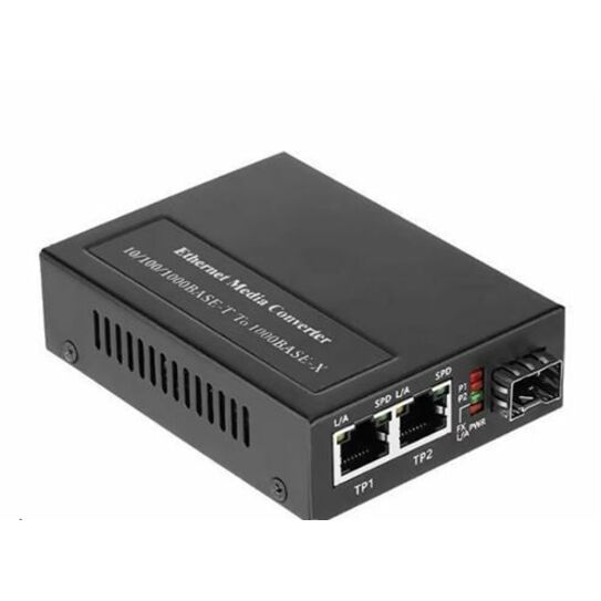 1000BASE-T to 1000BASE-FX POE+ Media Converter