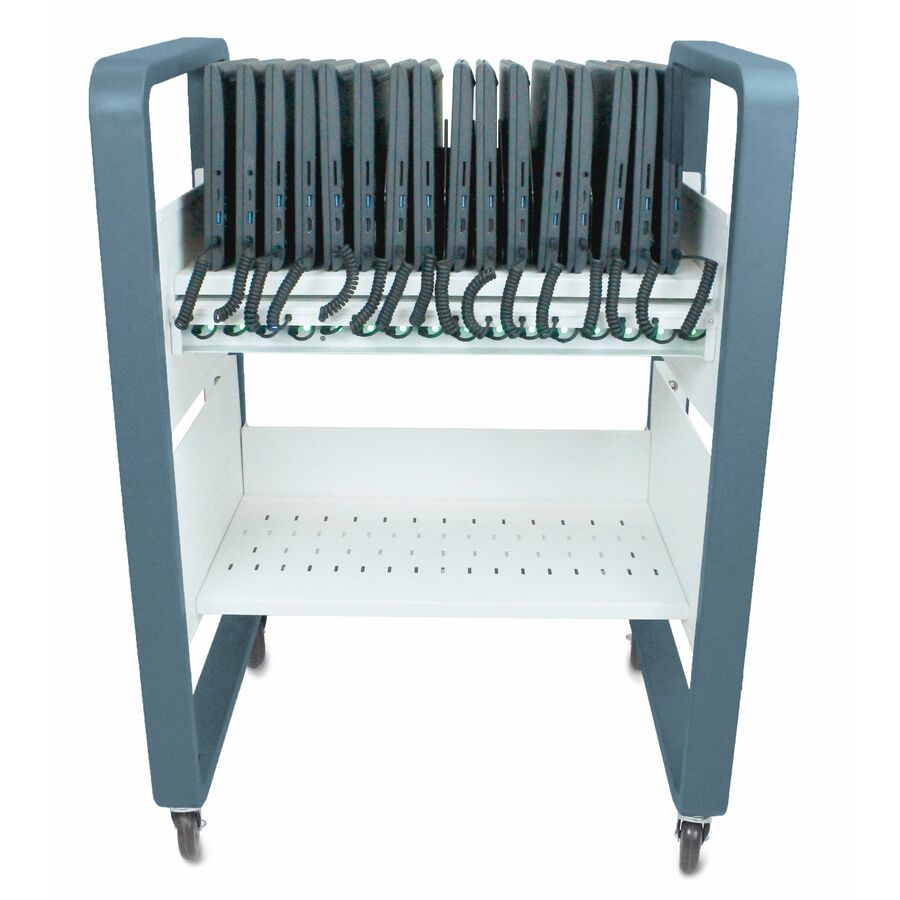 JAR Systems Elevate Air USB-C Open Charging Cart EDU 16