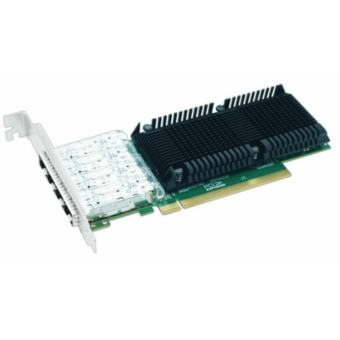 Axiom 25Gbs Quad Port SFP28 PCIe 4.0 x16 NIC Card - PCIE4-4SFP28-AX