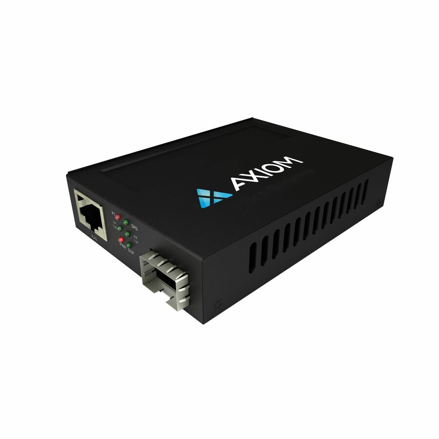 Axiom 100BASE-T to 100BASE-FX POE Media Converter