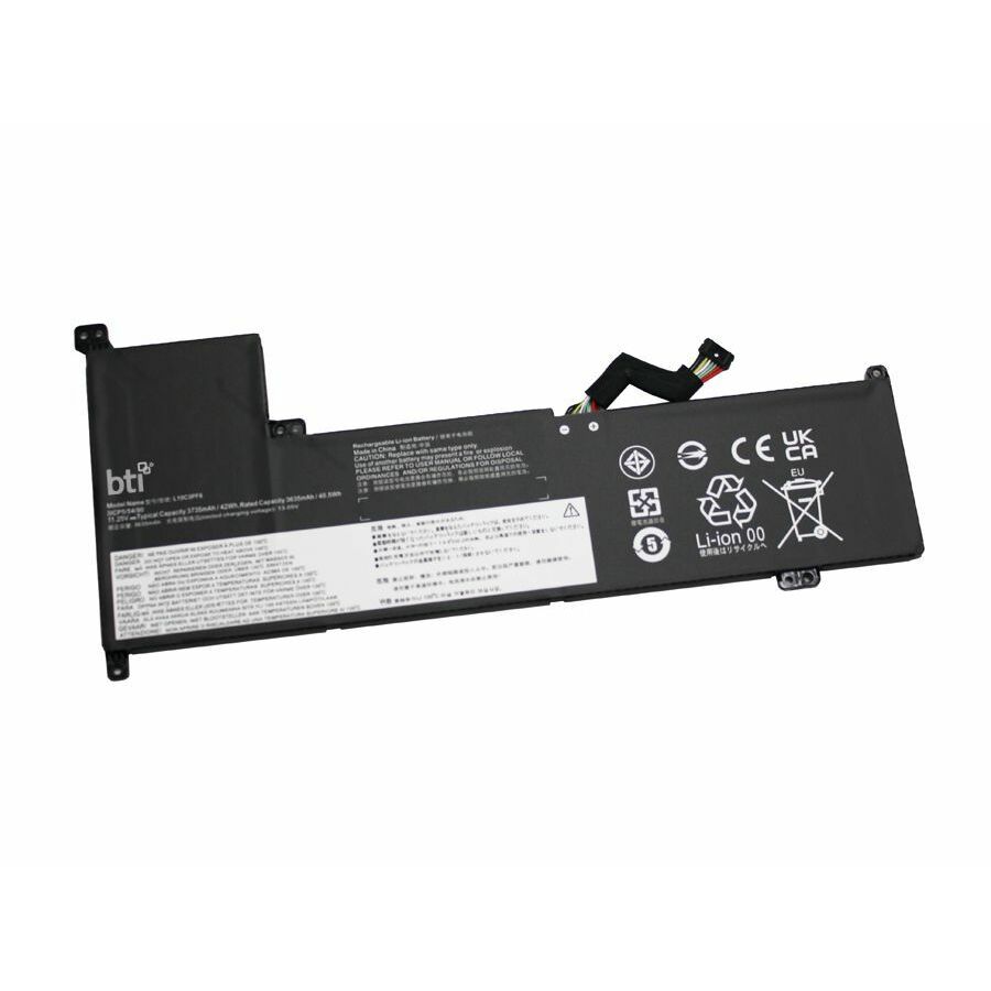 BTI L19C3PF6-BTI 11.25V 42WHR LI-ION BATTERY 5B10W89838, SB10W89845, 5B10W89839, L19C3PF6, L19L3PF4 IDEAPAD 3-17ADA05, IDEAPAD 3-17ADA05 81W2, IDEAPAD 3-17ARE05, IDEAPAD 3-17ARE05 81W5, IDEAPAD 3-17IIL05, IDEAPAD 3-17IIL05 81WF, IDEAPAD 3-17IML05, IDEAPAD 3-17IML05 81WC, V17-IIL, V17-IIL 82GX