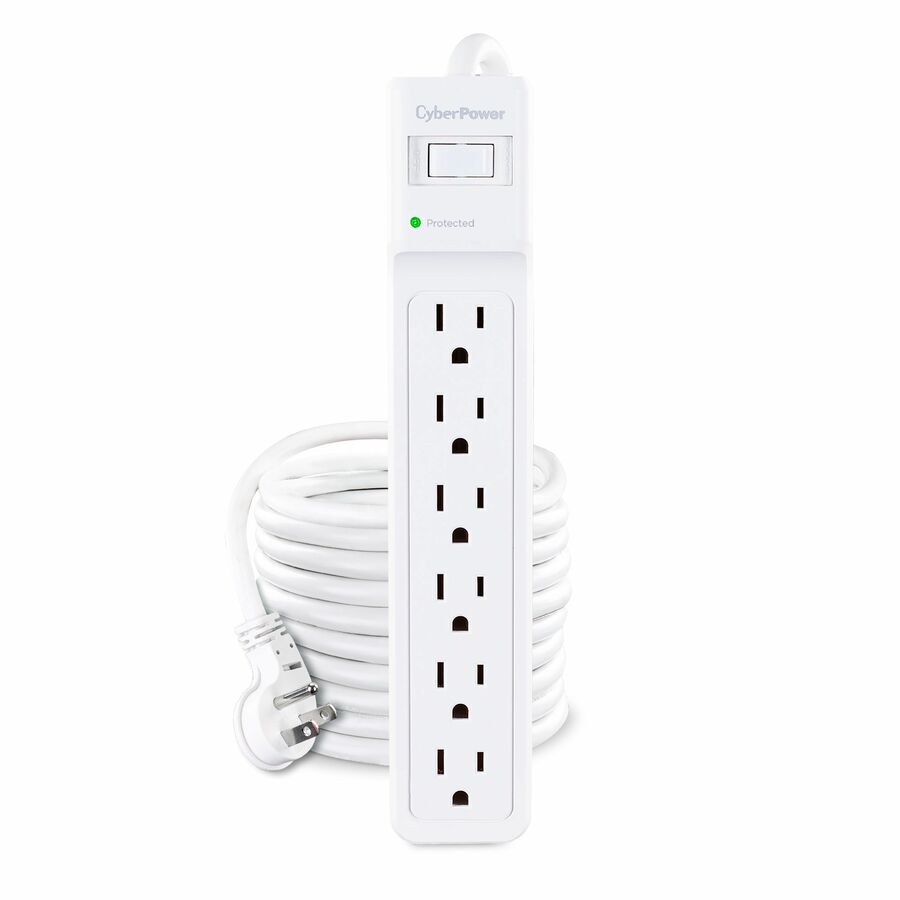 CyberPower B625 Essential 6 - Outlet Surge Protector with 1500 J Surge Suppression