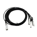 Axiom 100GBASE-CR4 QSFP28 to 4 SFP28 Passive DAC Dell Compatible 2m