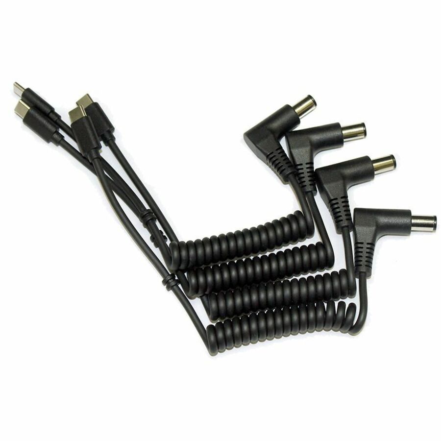 JAR Systems Coiled USB-C Emulator Charging Cables for Dell Devices