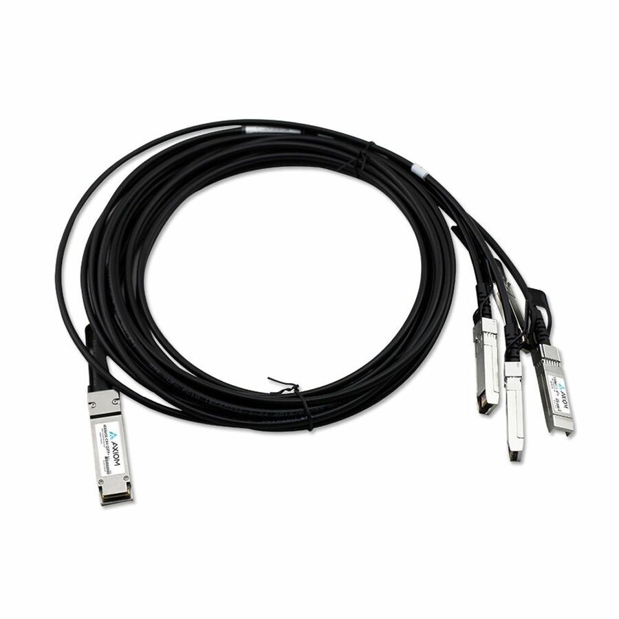 Axiom 100GBASE-CR4 QSFP28 to 4 SFP28 Passive DAC Intel Compatible 3m