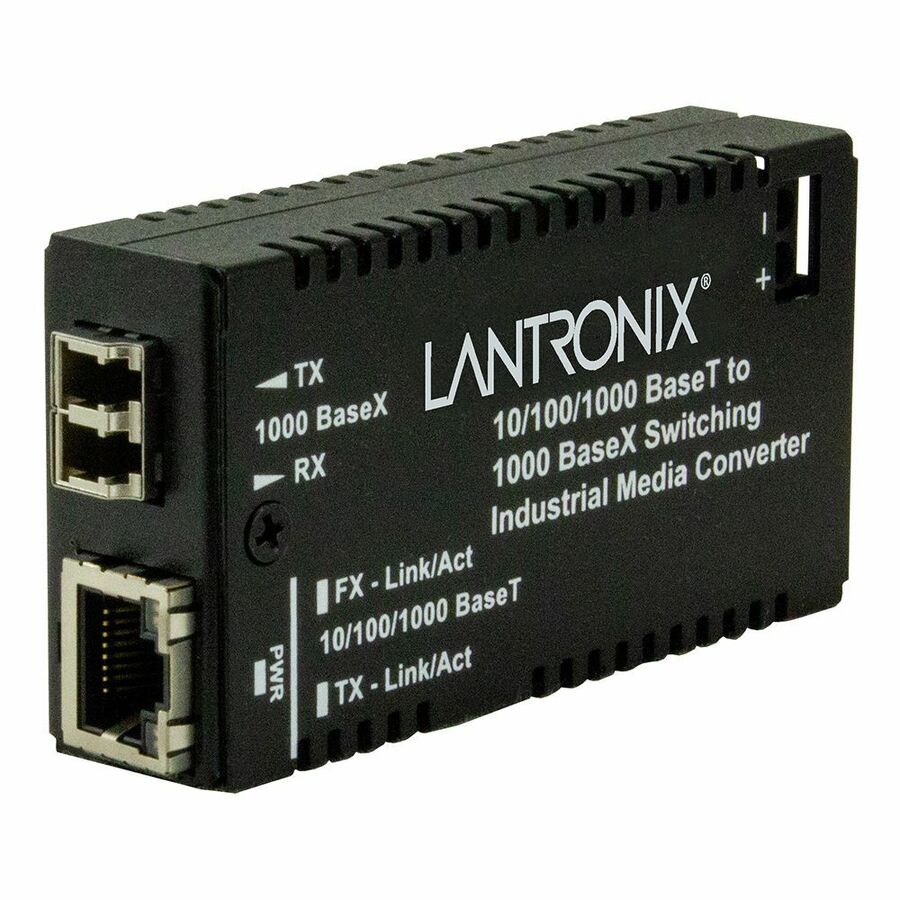 Hardened Mini Powered Device Gigabit Ethernet Media Converter 10/100/1000Base-T to 1000Base-X