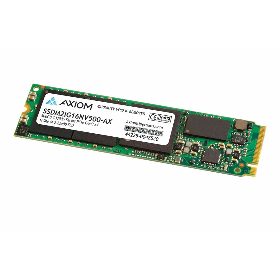 Axiom C3300n 500 GB Solid State Drive - M.2 2280 Internal - PCI Express NVMe (PCI Express NVMe 3.0 x4) - TAA Compliant