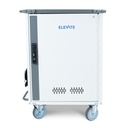 JAR Systems Elevate Charging Cart with 2x 16-Port USB-C Quick-Sense Hubs