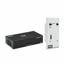 Eaton Tripp Lite Series HDMI over Cat6 Extender Kit, Box Transmitter/Wall Plate Receiver, 4K 60 Hz, 4:4:4, IR, PoC, HDR, HDCP 2.2, 230 ft., TAA