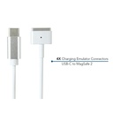 JAR Systems Emulator Charging Cables for Macbook Devices 4-Pack of USB-C PD to 0.625 in 5-Pin Magnetic MagSafe 2 Tip Connectors