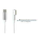 JAR Systems Emulator Charging Cables for Macbook Devices 4-Pack of USB-C PD to 0.5 in 5-Pin Magnetic MagSafe 1 Tip Connectors