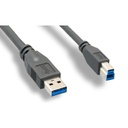 Axiom USB 3.0 Type-A to USB Type-B Cable M/M 10ft