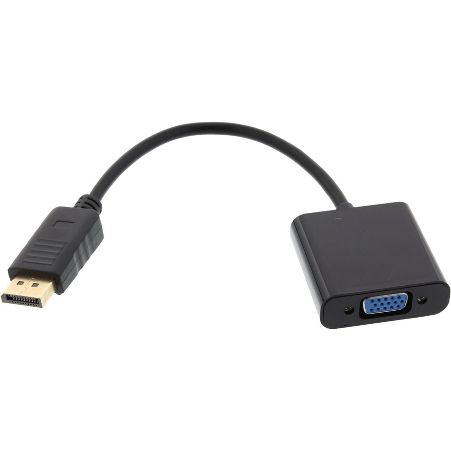 Axiom DisplayPort Male to VGA Female Adapter (Black) - DPMVGAF-AX
