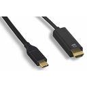 Axiom USB-C Male to HDMI Male Adapter Cable - Black - 10ft