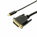 Axiom USB-C Male to DVI Male Adapter Cable 6ft