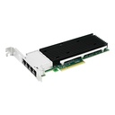 Axiom 10Gbs Quad Port RJ45 PCIe 3.0 x8 NIC Card for Intel - X710T4