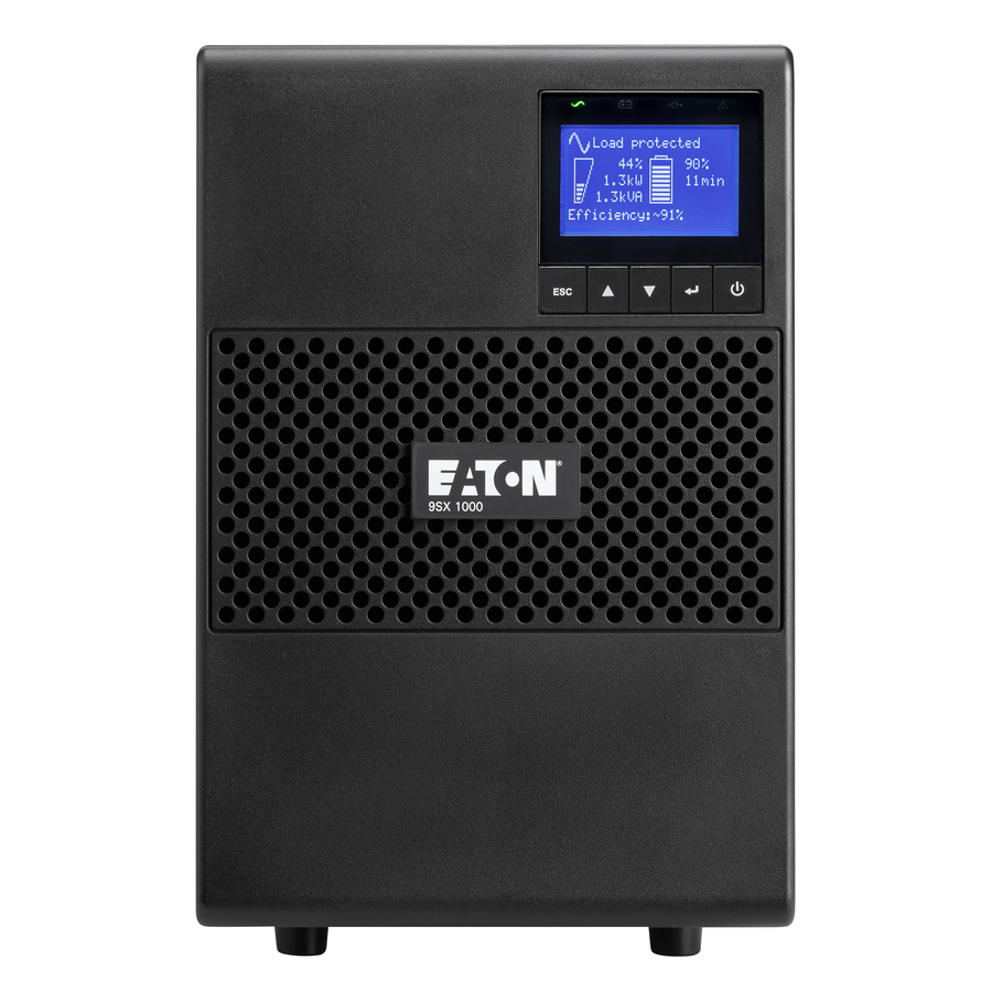 Eaton 9SX 1000VA 900W 208V Online Double-Conversion UPS - 6 C13 Outlets, Cybersecure Network Card Option, Extended Run, Tower