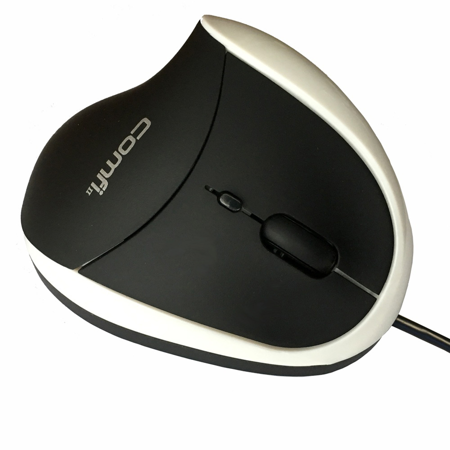 COMFI II WIRED ERGONOMIC COMPUTER MOUSE WHITE