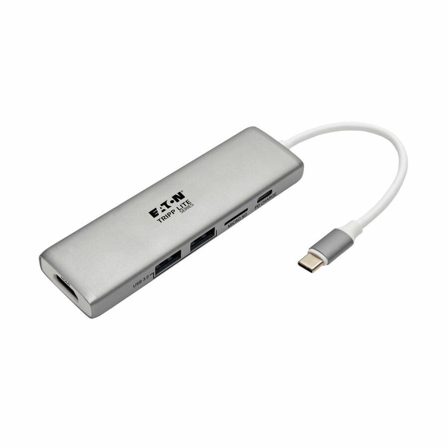 Eaton Tripp Lite Series USB-C Dock - 4K HDMI, USB 3.x (5Gbps), USB-A Hub Ports, Memory Card, 60W PD Charging