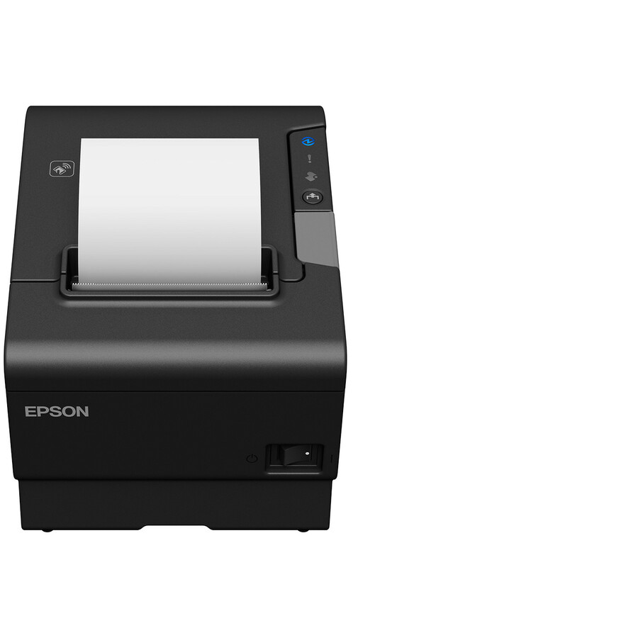 Epson OmniLink TM-T88VI Direct Thermal Printer - Monochrome - Receipt Print - Ethernet - USB - Serial - Near Field Communication (NFC) - 13.78 in/s Mono - 180 dpi