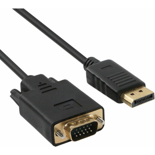 Axiom DisplayPort Male to VGA Male Adapter Cable 3ft