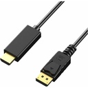 Axiom DisplayPort Male to HDMI Male Adapter Cable 10ft