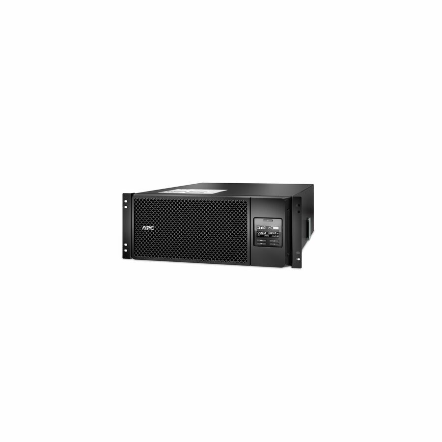 APC Smart-UPS On-Line, 6kVA/6kW, Rackmount 4U, 208V, 2x L6-20R+3x L6-30R NEMA outlets, Network Card+SmartSlot, Extended runtime, W/ rail kit