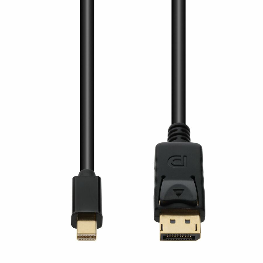 AddOn 6ft Mini-DisplayPort (Male) to DisplayPort 1.2 (Male) Black Cable, 4K 60Hz