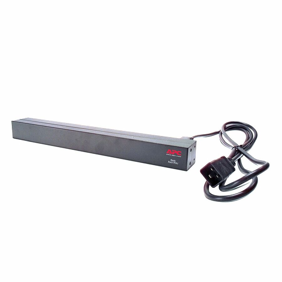 APC NetShelter Basic Rack PDU, 1U, 1 phase, 3.7kW 230V 16A or 3.3kW 208V 16A, 12 C13 outlets, C20 cord