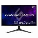 ViewSonic VX2418C 24 Inch 1080p Curved Gaming Monitor, 180Hz and 1ms for Smooth Gameplay, FreeSync Premium and Eye Care Technology for Comfortable Viewing, HDMI, and DisplayPort Inputs