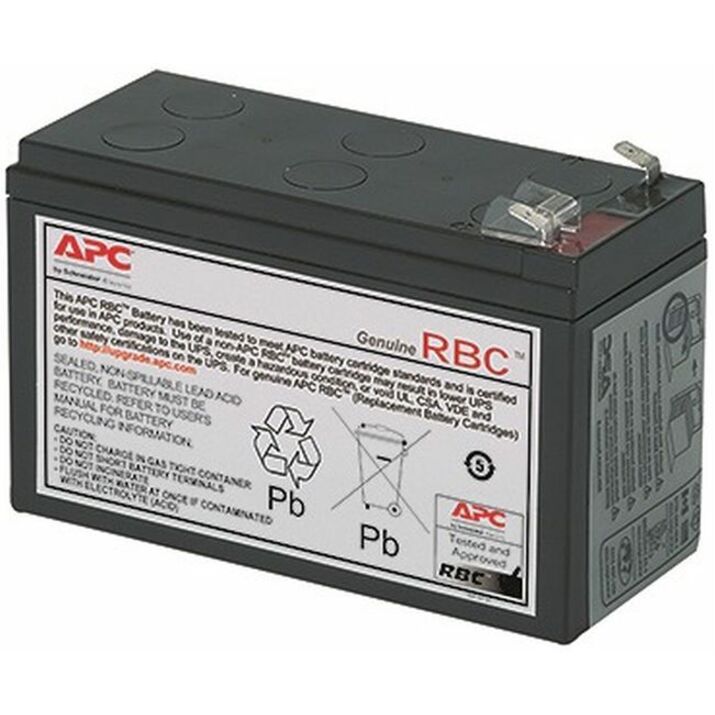 APC Replacement Battery Cartridge for Back-UPS, 12V 6.5Ah lead-acid battery, 2-year repair or replace warranty