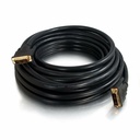 C2G 15ft Pro Series Single Link DVI-D™ Digital Video Cable M/M - In-Wall CL2-Rated - Black
