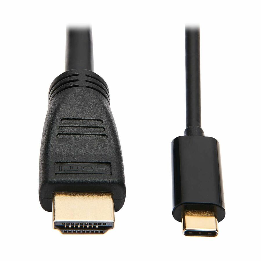 Eaton Tripp Lite Series USB-C to HDMI Active Adapter Cable (M/M), 4K 60 Hz, 4:4:4, HDCP 2.2, Mid-Cable Adapter, Black, 6 ft. (1.8 m)