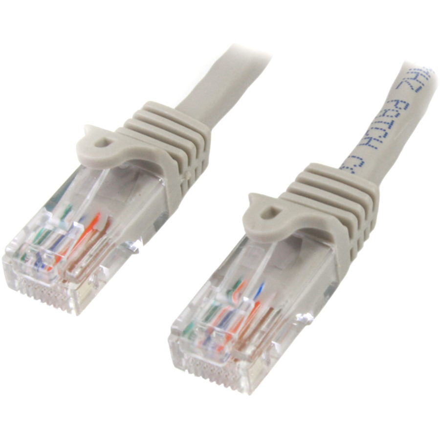StarTech Snagless UTP Patch Cable - RJ-45 (M) - RJ-45 (M) - 0.9 m - UTP - ( CAT 5e ) - gray