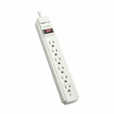 Eaton Tripp Lite Series Protect It! 6-Outlet Surge Protector, 6 ft. Cord, 900 Joules, Diagnostic LED, Light Gray Housing