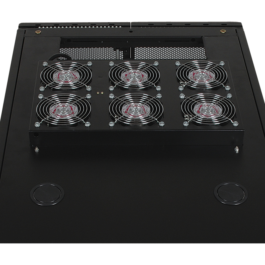 Tripp Lite by Eaton SmartRack Roof-Mounted Fan Panel - 6-120V high-performance fans; 630 CFM 5-15P plug