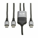 Tripp Lite series USB-C Charging Cable/Splitter (M/2xM) - 100W PD Charging, 6 ft. (1.8 m)