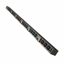 Eaton Universal-Input Basic PDU G4, 208V and 415/240V, 42 Outlets, Input Cable Sold Separately, End-Entry Input, 72-Inch 0U Vertical