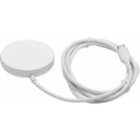 Eaton Tripp Lite Series 15W MagSafe Wireless Charger for iPhone 16-12 - Apple MFI Certified, Fast Charging Pad with Adjustable Stand & 5 ft Cable - White
