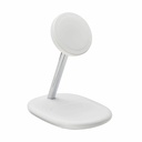 Eaton Tripp Lite Series 20W MagSafe Wireless Charging Stand for iPhone 12-16 and AirPods - Apple MFI Certified Fast Charger with 3 ft USB-C Cable, White